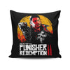 Red Castle Redemption - Throw Pillow