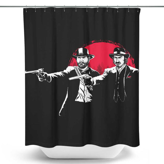Red Dead Fiction - Shower Curtain