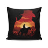 Red Dead Sunset - Throw Pillow