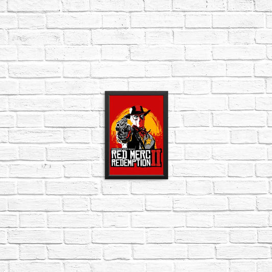 Red Merc Redemption - Posters & Prints
