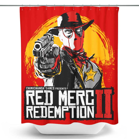Red Merc Redemption - Shower Curtain