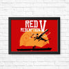 Red V Redemption - Posters & Prints