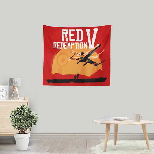 Red V Redemption - Wall Tapestry