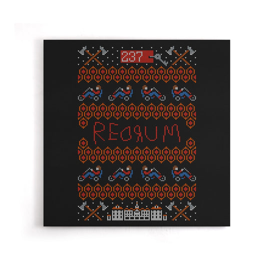 Redrum Christmas - Canvas Print