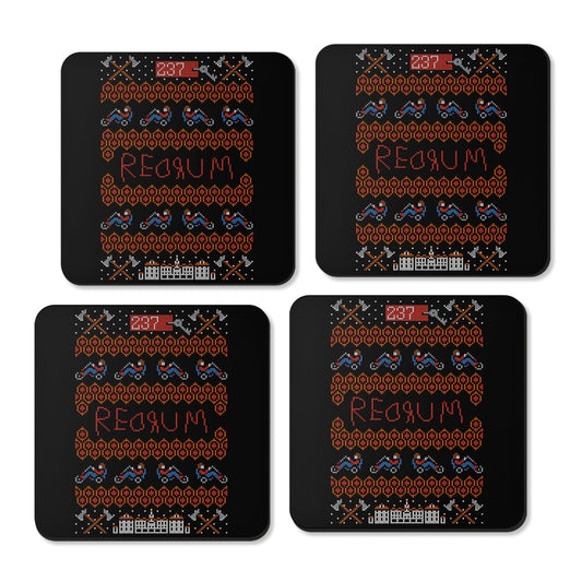 Redrum Christmas - Coasters