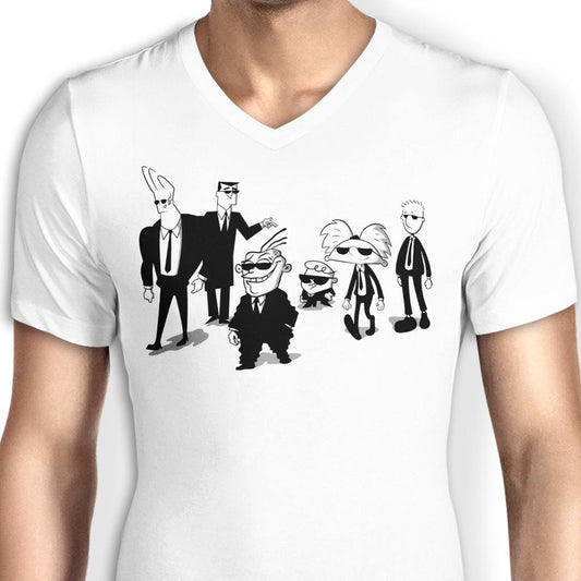 Reservoir Cartoons - Men's V-Neck