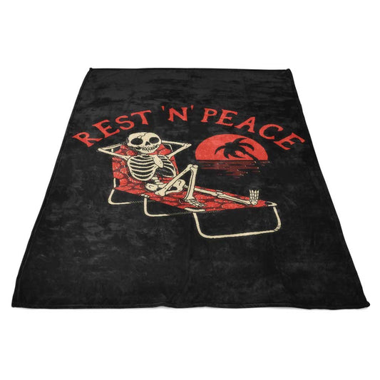 Rest N' Peace - Fleece Blanket