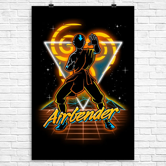 Retro Airbender - Poster