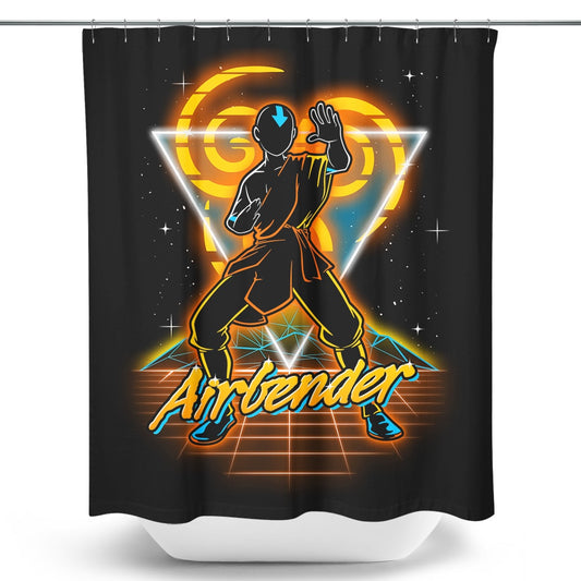 Retro Airbender - Shower Curtain