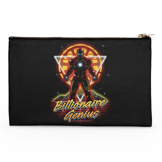 Retro Billionaire Genius - Accessory Pouch