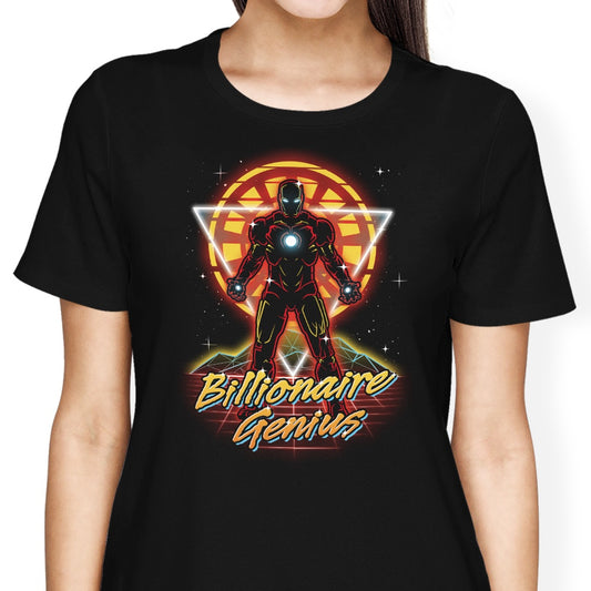 Retro Billionaire Genius - Women's Apparel
