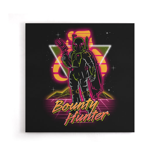 Retro Bounty Hunter - Canvas Print