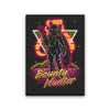 Retro Bounty Hunter - Canvas Print