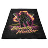 Retro Bounty Hunter - Fleece Blanket