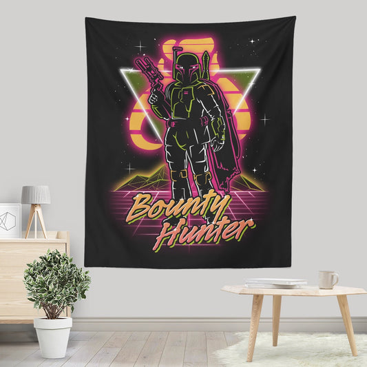 Retro Bounty Hunter - Wall Tapestry