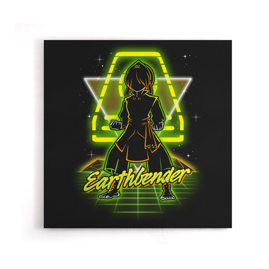 Retro Earthbender - Canvas Print