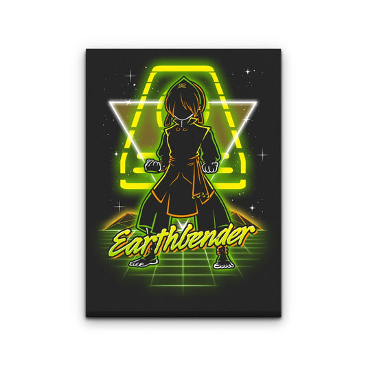 Retro Earthbender - Canvas Print