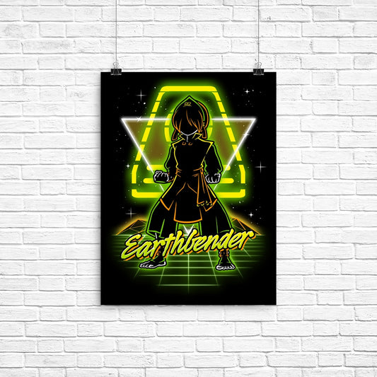 Retro Earthbender - Poster