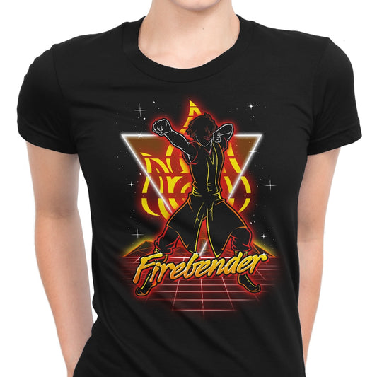 Retro Firebender - Women's Apparel