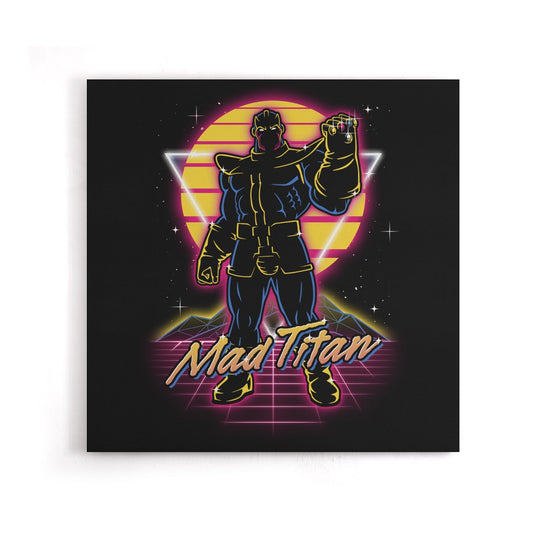 Retro Mad Titan - Canvas Print