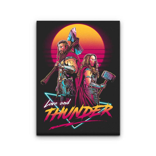 Retro Space Vikings - Canvas Print