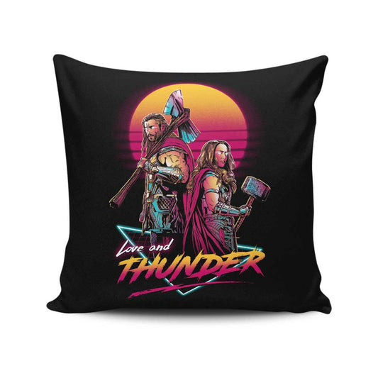 Retro Space Vikings - Throw Pillow