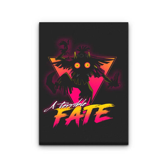 Retro Terrible Fate - Canvas Print