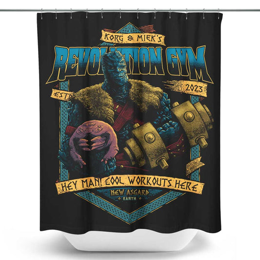Revolution Gym - Shower Curtain