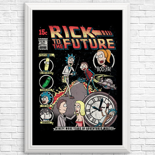 Rick to the Future - Posters & Prints