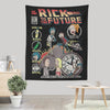 Rick to the Future - Wall Tapestry