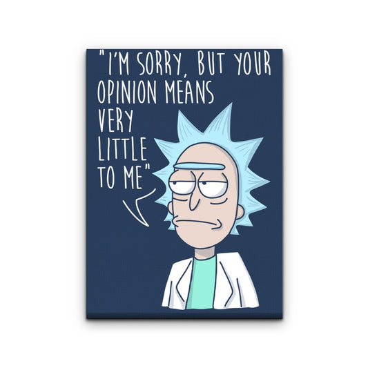 Rick's Opinion - Canvas Print