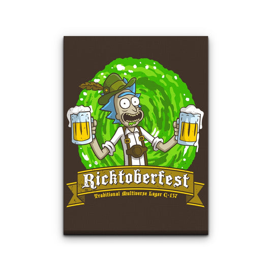 Ricktoberfest - Canvas Print