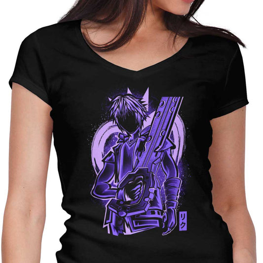 Rivaled Silhouette - Women's V-Neck