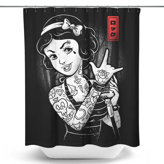 Rock and Snow - Shower Curtain