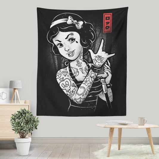 Rock and Snow - Wall Tapestry