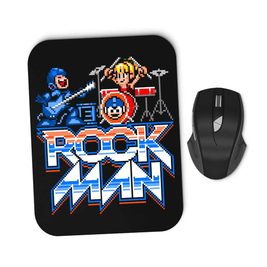 Rock, Man! - Mousepad