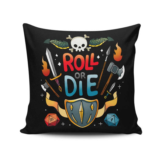 Roll or Die - Throw Pillow