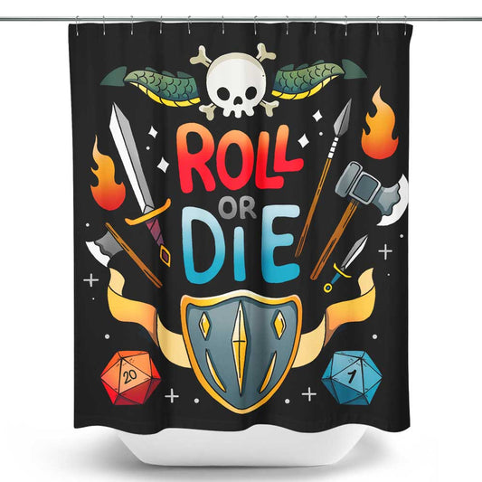 Roll or Die - Shower Curtain