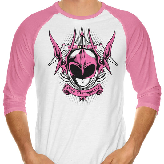 Rosea Ordo Pterosauria - 3/4 Sleeve Raglan T-Shirt