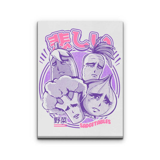 Sadgetables - Canvas Print
