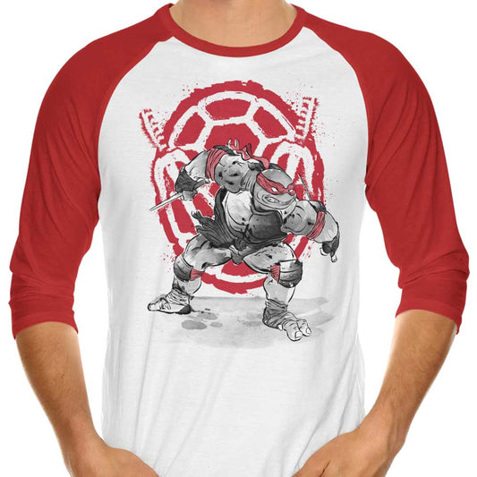 Sai Sumi-e - 3/4 Sleeve Raglan T-Shirt