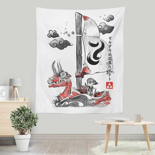 Sailing with the Wind - Wall Tapestry