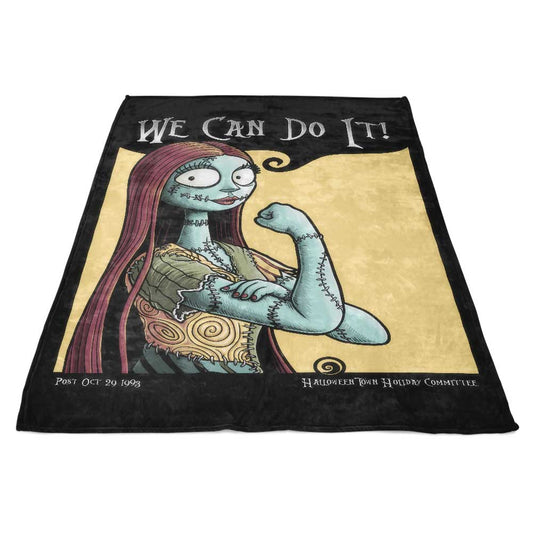Sally Can Do It - Fleece Blanket