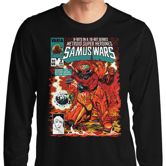 Samus Wars - Long Sleeve T-Shirt