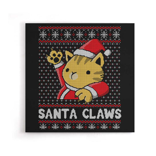 Santa Claws - Canvas Print