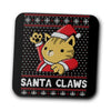 Santa Claws - Coasters