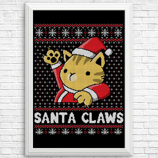 Santa Claws - Posters & Prints