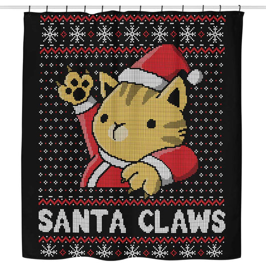 Santa Claws - Shower Curtain