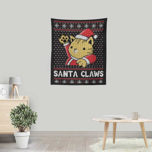 Santa Claws - Wall Tapestry