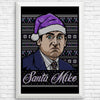 Santa Mike - Posters & Prints